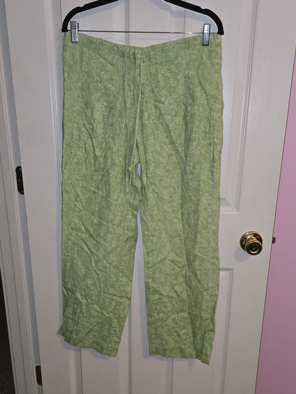 GAP Green‎ Floral-Print Lightweight Pants